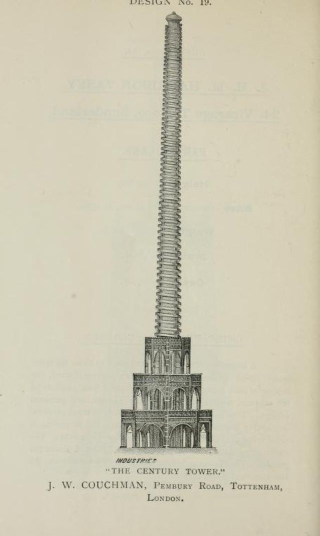 50+ Competitive Designs Submitted For The Construction Of Great Tower For London In 1890