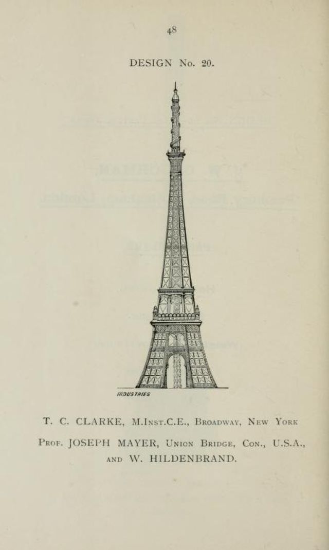 50+ Competitive Designs Submitted For The Construction Of Great Tower For London In 1890