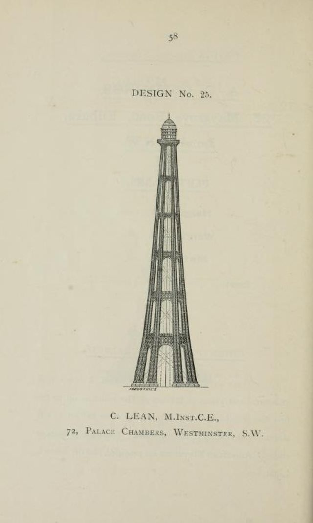 50+ Competitive Designs Submitted For The Construction Of Great Tower For London In 1890