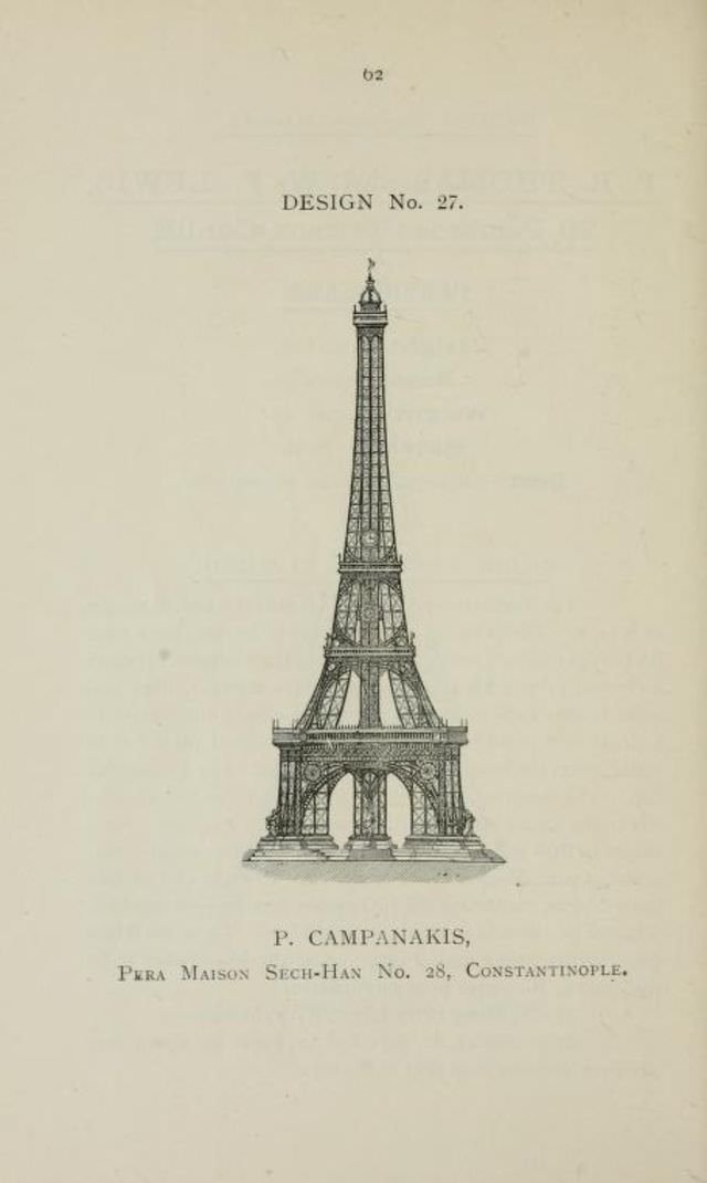 50+ Competitive Designs Submitted For The Construction Of Great Tower For London In 1890