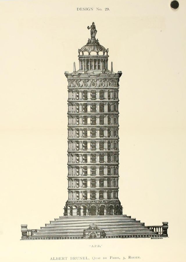 50+ Competitive Designs Submitted For The Construction Of Great Tower For London In 1890