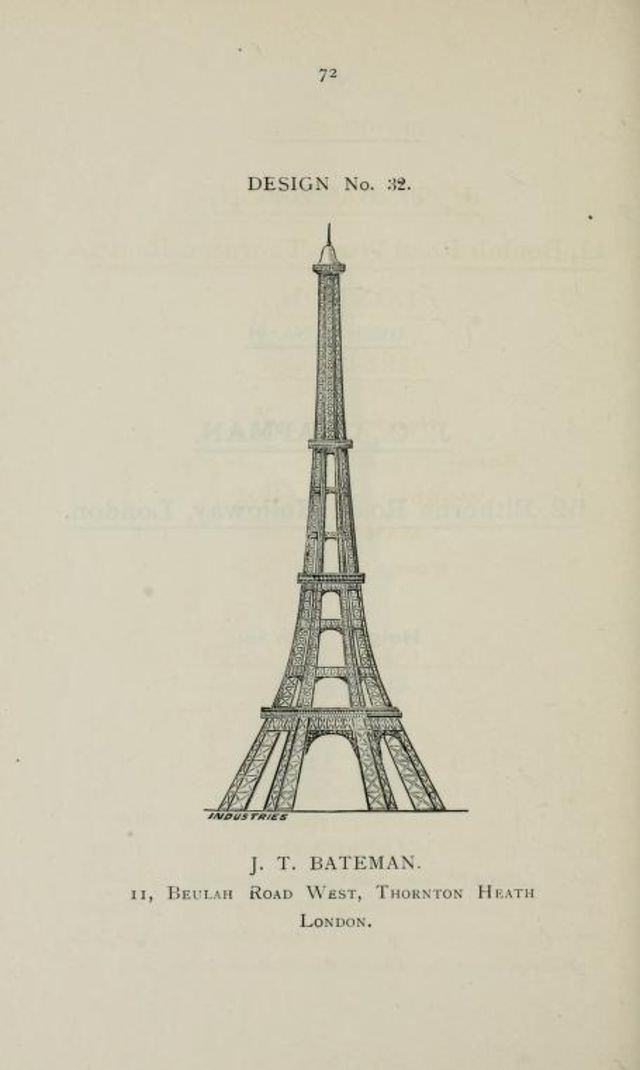 50+ Competitive Designs Submitted For The Construction Of Great Tower For London In 1890