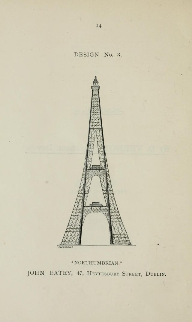 50+ Competitive Designs Submitted For The Construction Of Great Tower For London In 1890