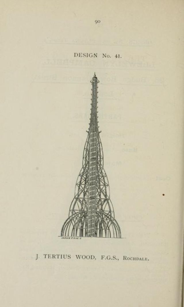 50+ Competitive Designs Submitted For The Construction Of Great Tower For London In 1890