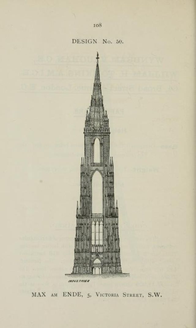 50+ Competitive Designs Submitted For The Construction Of Great Tower For London In 1890