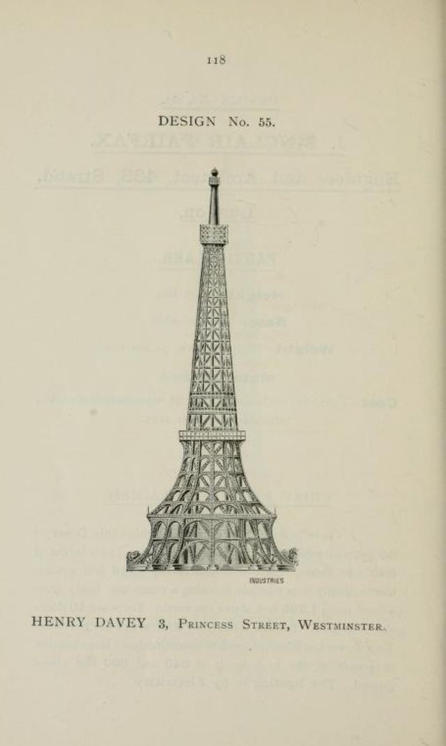 50+ Competitive Designs Submitted For The Construction Of Great Tower For London In 1890