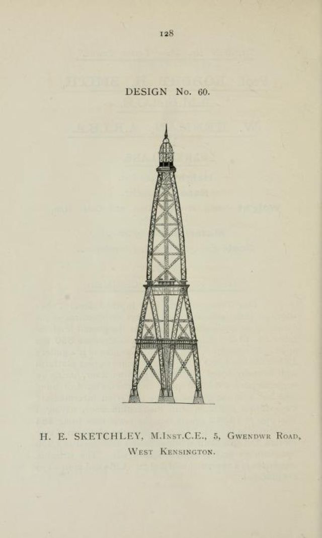 50+ Competitive Designs Submitted For The Construction Of Great Tower For London In 1890