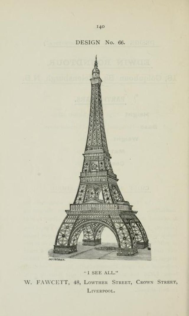 50+ Competitive Designs Submitted For The Construction Of Great Tower For London In 1890