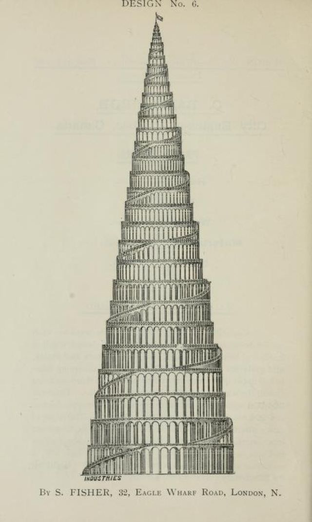 50+ Competitive Designs Submitted For The Construction Of Great Tower For London In 1890