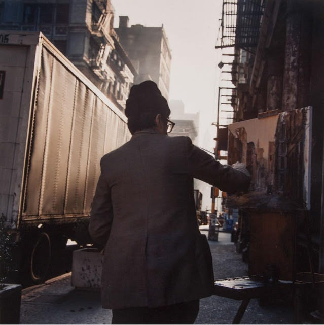 A policeman in Soho, 1984