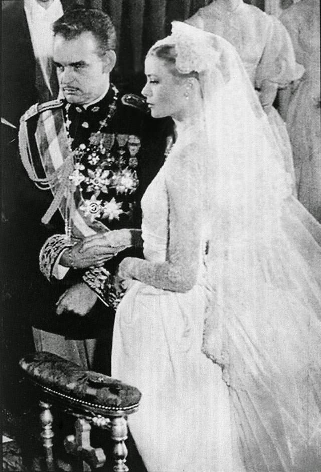 Grace Kelly and Prince Rainier of Monaco, 1956.