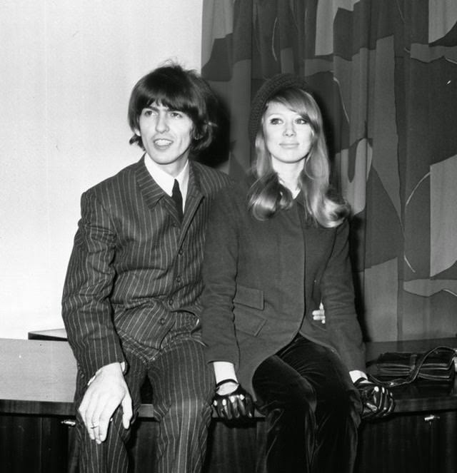 George Harrison and Patti Boyd, 1966.