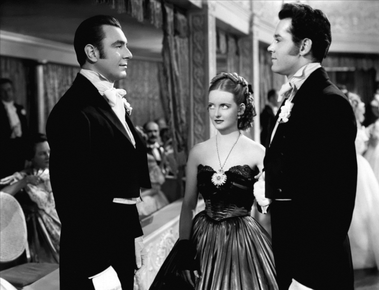 George Brent, Bette Davis and Henry Fonda in Jezebel, 1938