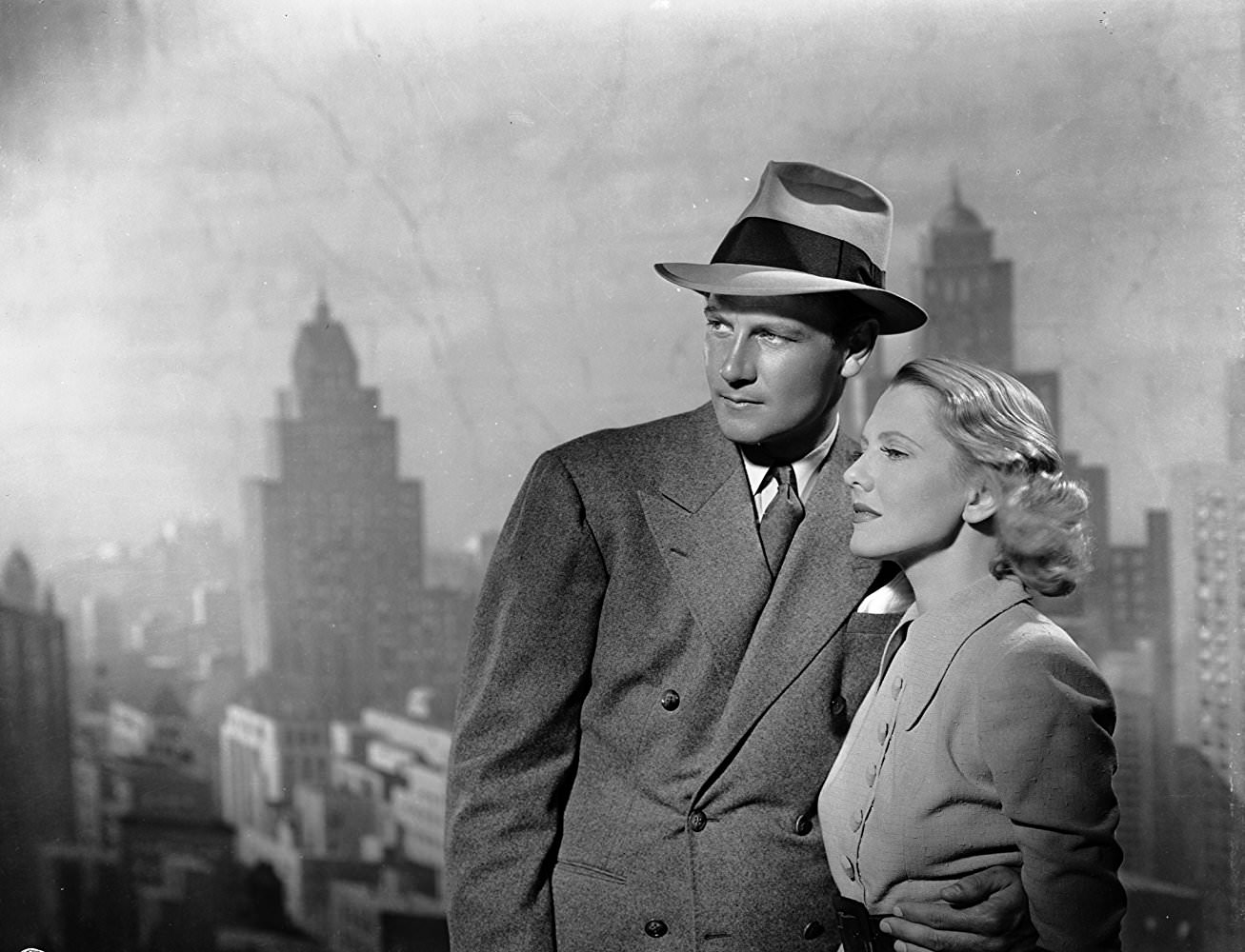 Joel McCrea and Jean Arthur in Adventure in Manhattan, 1936