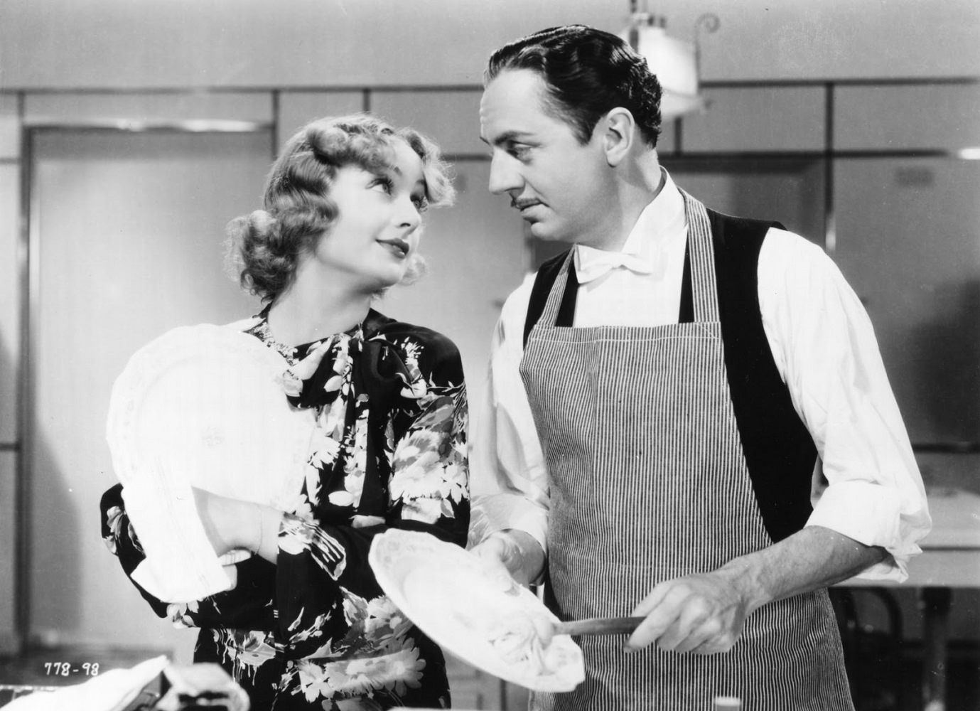 Carole Lombard and William Powelll in My man Godfrey, 1936