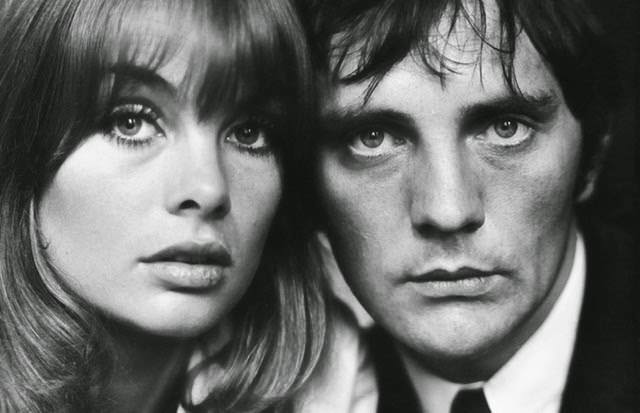 Jean Shrimpton and Terence Stamp