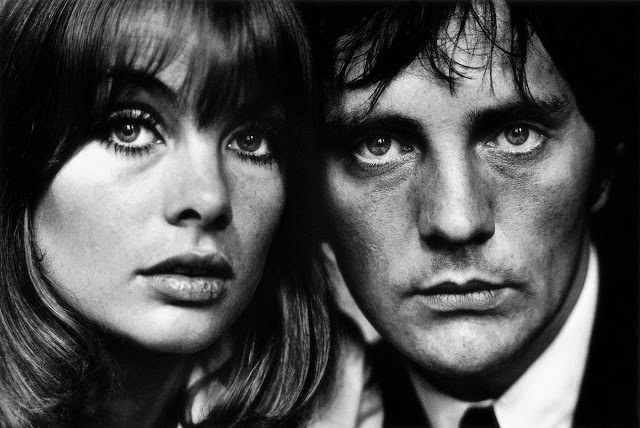 Jean Shrimpton and Terence Stamp