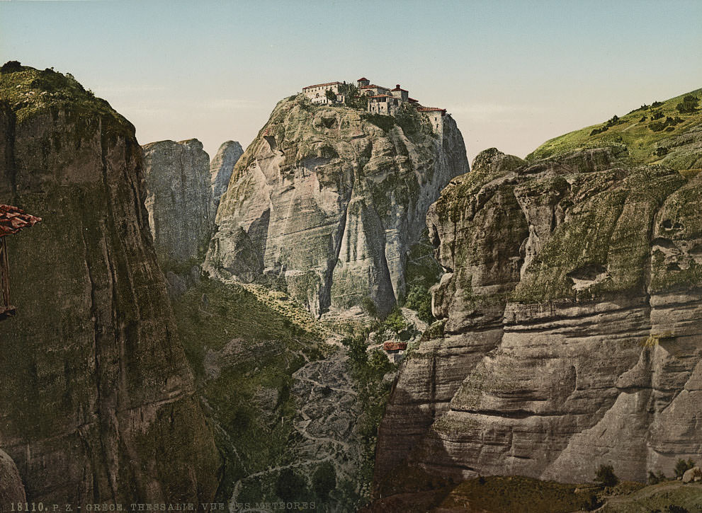 View of the Meteora, Thessalia