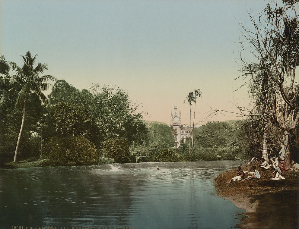 High Court seen from Eden Garden, Kolkata