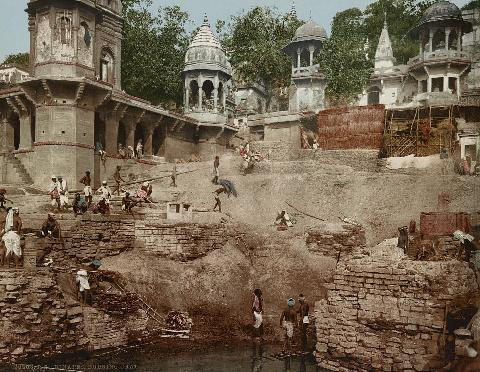 Burning Ghat, Benares