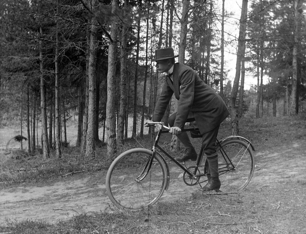 Carl Nöjd, cyclist, 1914.