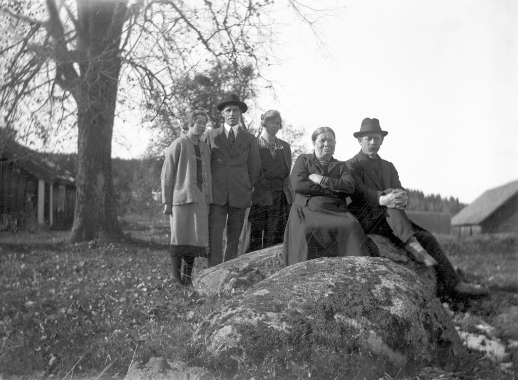 Gustavsson group in Stjerneborg, 1926.