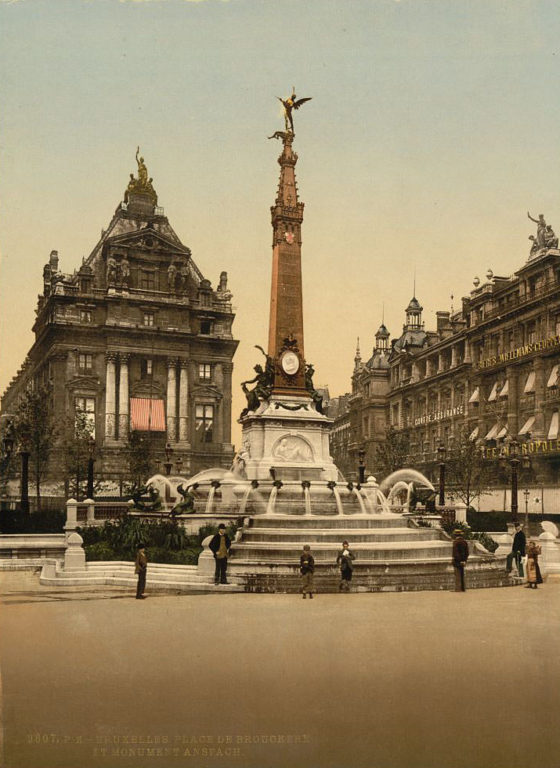 1890s Brussels Incredible Color Photos Show Landmarks Streets And