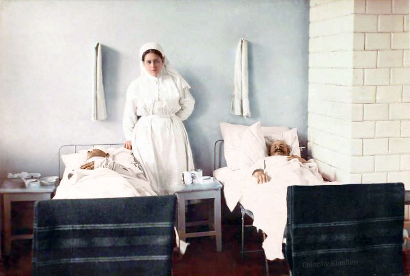 Russian nurse, circa 1915