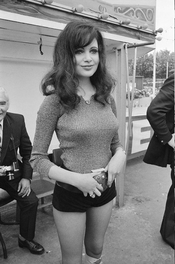 Madeline Smith at the Variety Club Star Gala at Battersea Park Gardens, 197...