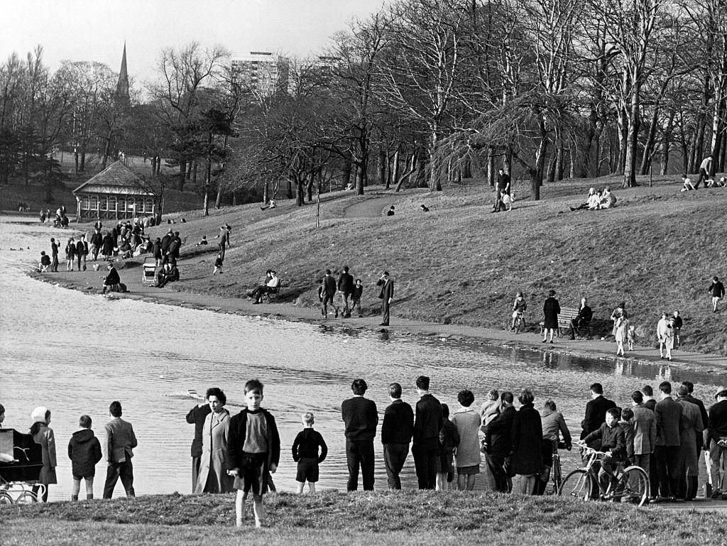 Sefton Park, Liverpool, 1970s.