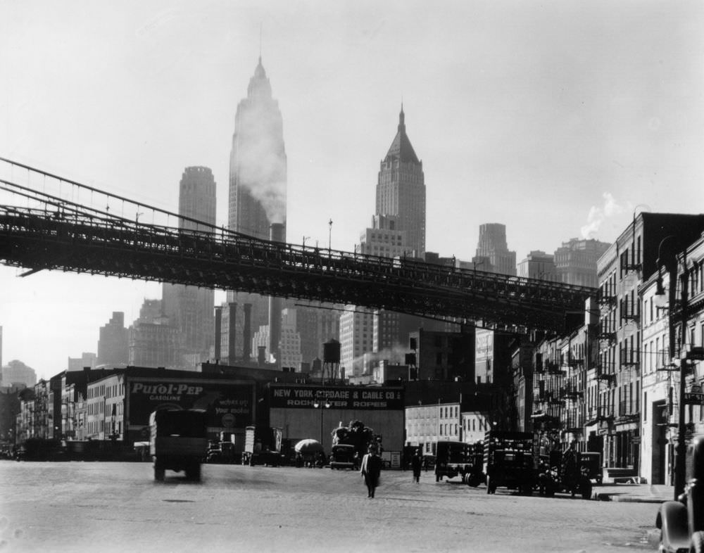 Waterfront, South Street, Manhattan.