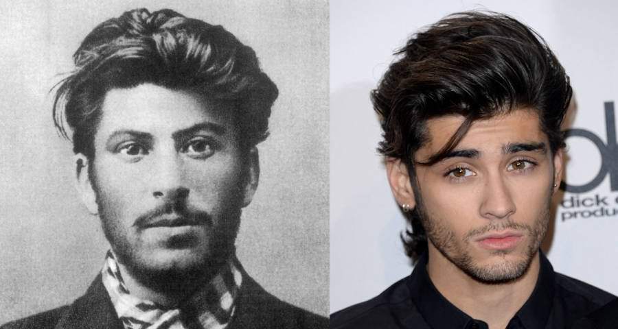 A Young Joseph Stalin And Zayn Malik Formerly Of One Direction Bygonely