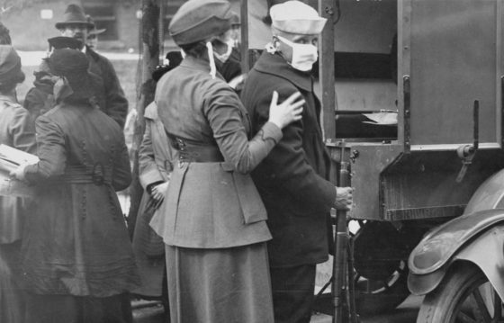 Historical Photos of People Wearing the Masks During the 1918 Flu Pandemic