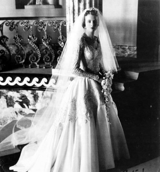 Beautiful Wedding Dresses of Famous Celebrities in the 1950s