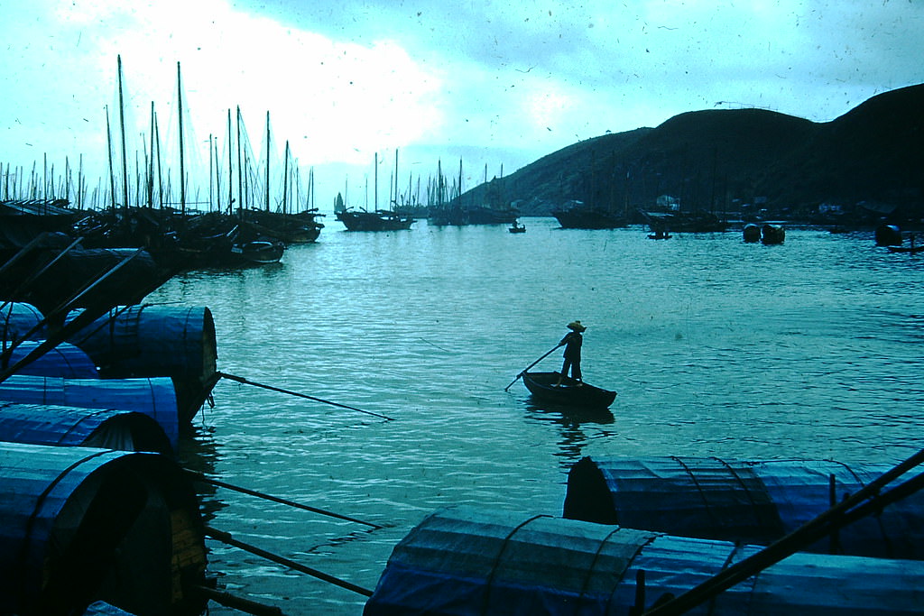 Storm Breaking, Aberdeen Bay, Hong Kong, 1952