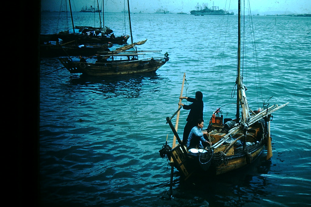 Gloucester Road Waterfront, Hong Kong, 1952