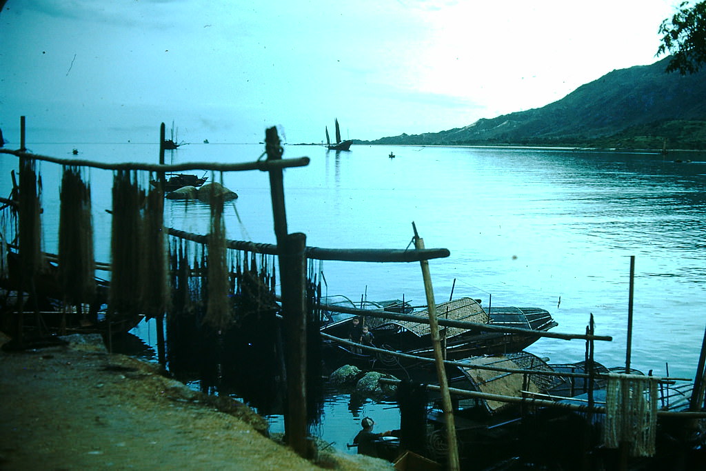 Castle Peak Bay Fishing Nets, Hong Kong, 1952