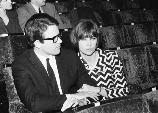 Warren Beatty With Leslie Caron 1965 Bygonely 