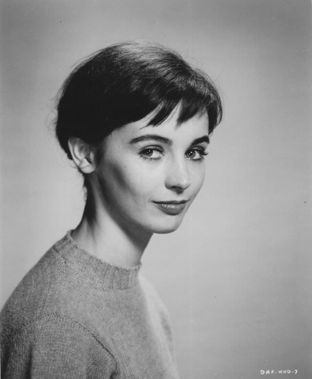 Millie Perkins as Anne Frank during the Filming of ‘The Diary of Anne Frank (1959)’