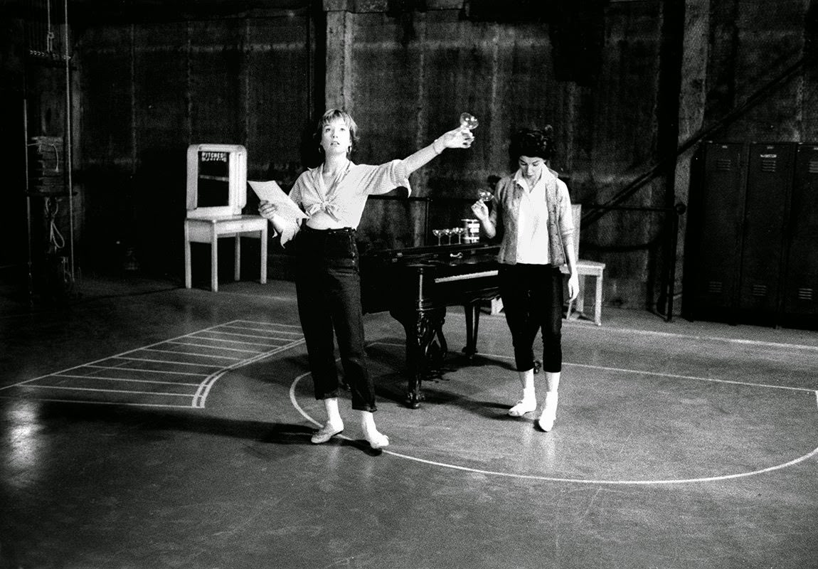 Shirley MacLaine rehearses for "Can-Can" at 20th Century Fox, 1959