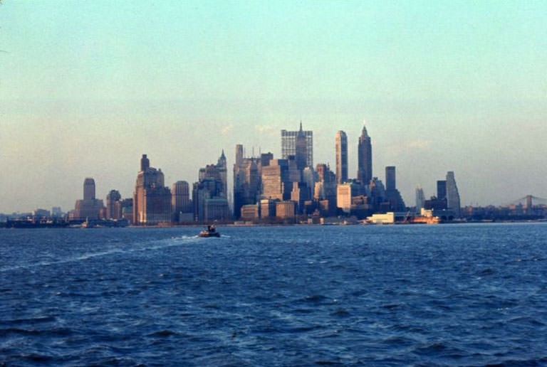 New York City from the Staten Island Ferry, June 1966