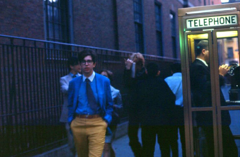 New York street scene, June 1966