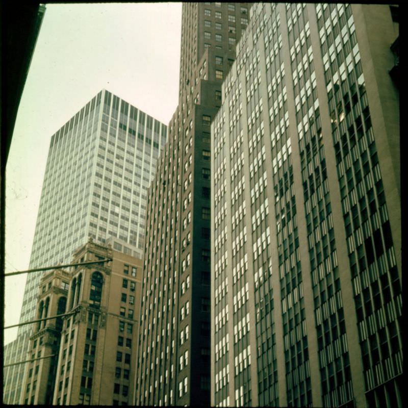 NYC Building Skyline, March 1966