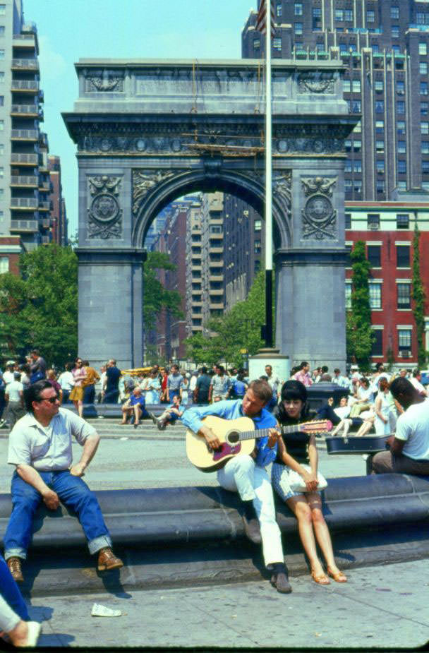 The Washington Square Arch, NYC, June 1966