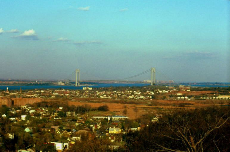 Verrazano-Narrows Bridge, May 1966