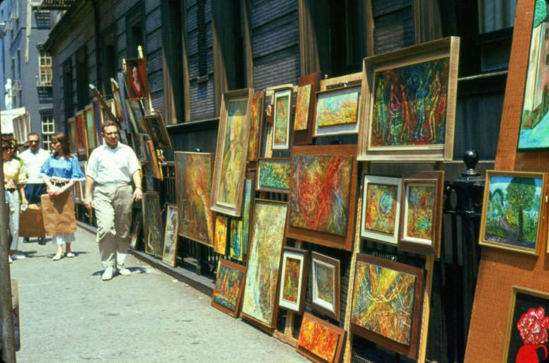 New York art walk, June 1966