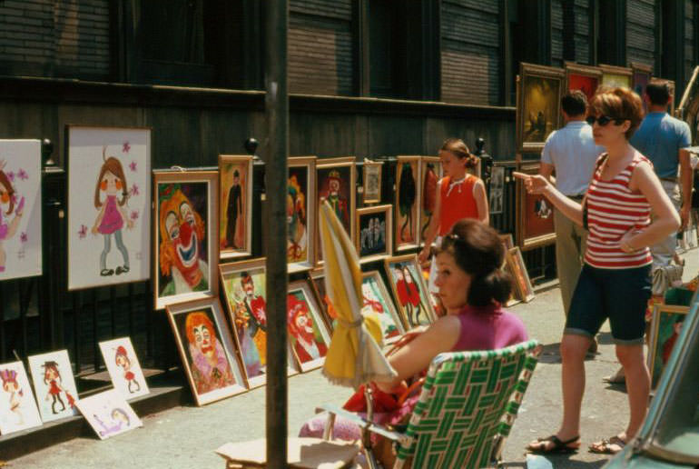 New York art walk, June 1966