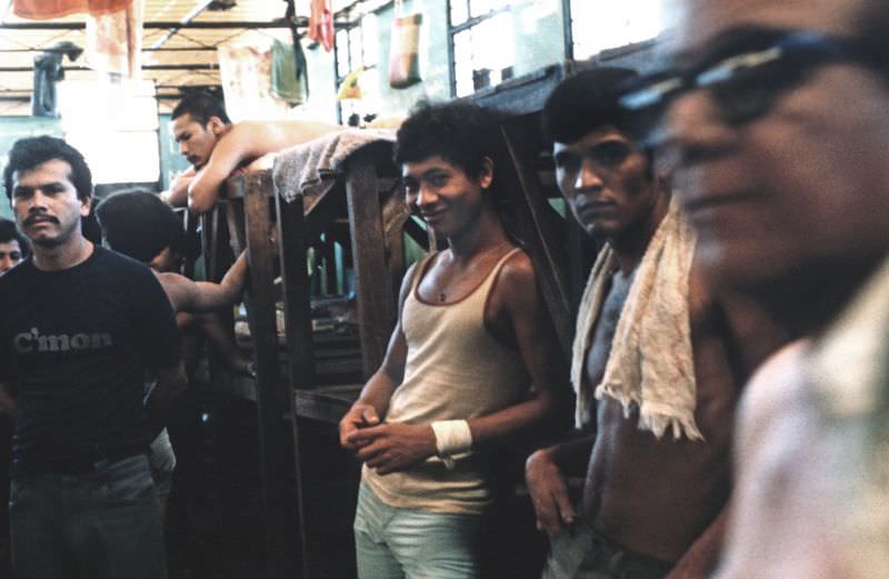 Political prisoners, Managua, Nicaragua, 1978