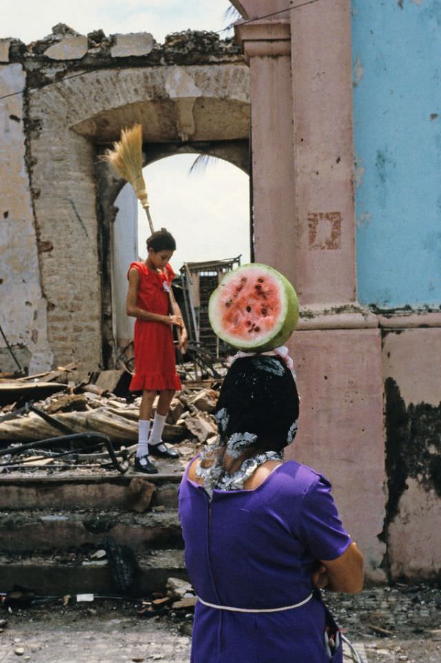 After the battle, Rivas, Nicaragua, 1979