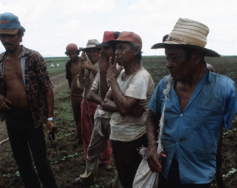 Campesinos, near Chinandega, Nicaragua, 1979